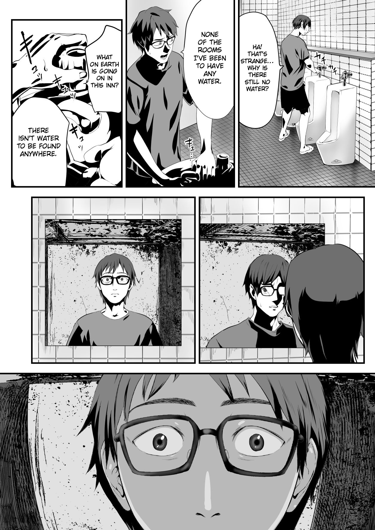 [Pink Sakuhin Okiba (Pink Taro)]Hairyokan de no Ero Kyoufu Taiken | A Terrifying Erotic Experience at an Abandoned Inn[English] [LoF] Page 36