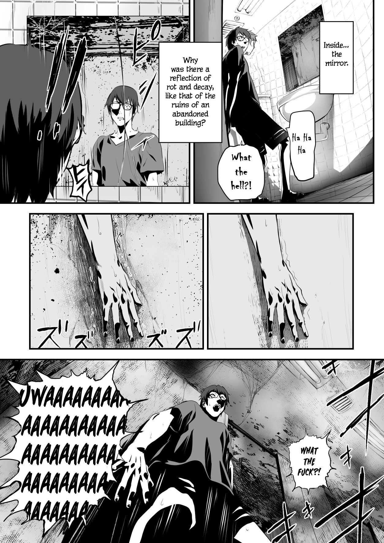 [Pink Sakuhin Okiba (Pink Taro)]Hairyokan de no Ero Kyoufu Taiken | A Terrifying Erotic Experience at an Abandoned Inn[English] [LoF] Page 37