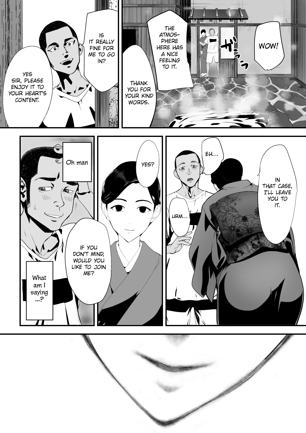[Pink Sakuhin Okiba (Pink Taro)]Hairyokan de no Ero Kyoufu Taiken | A Terrifying Erotic Experience at an Abandoned Inn[English] [LoF] Page 8