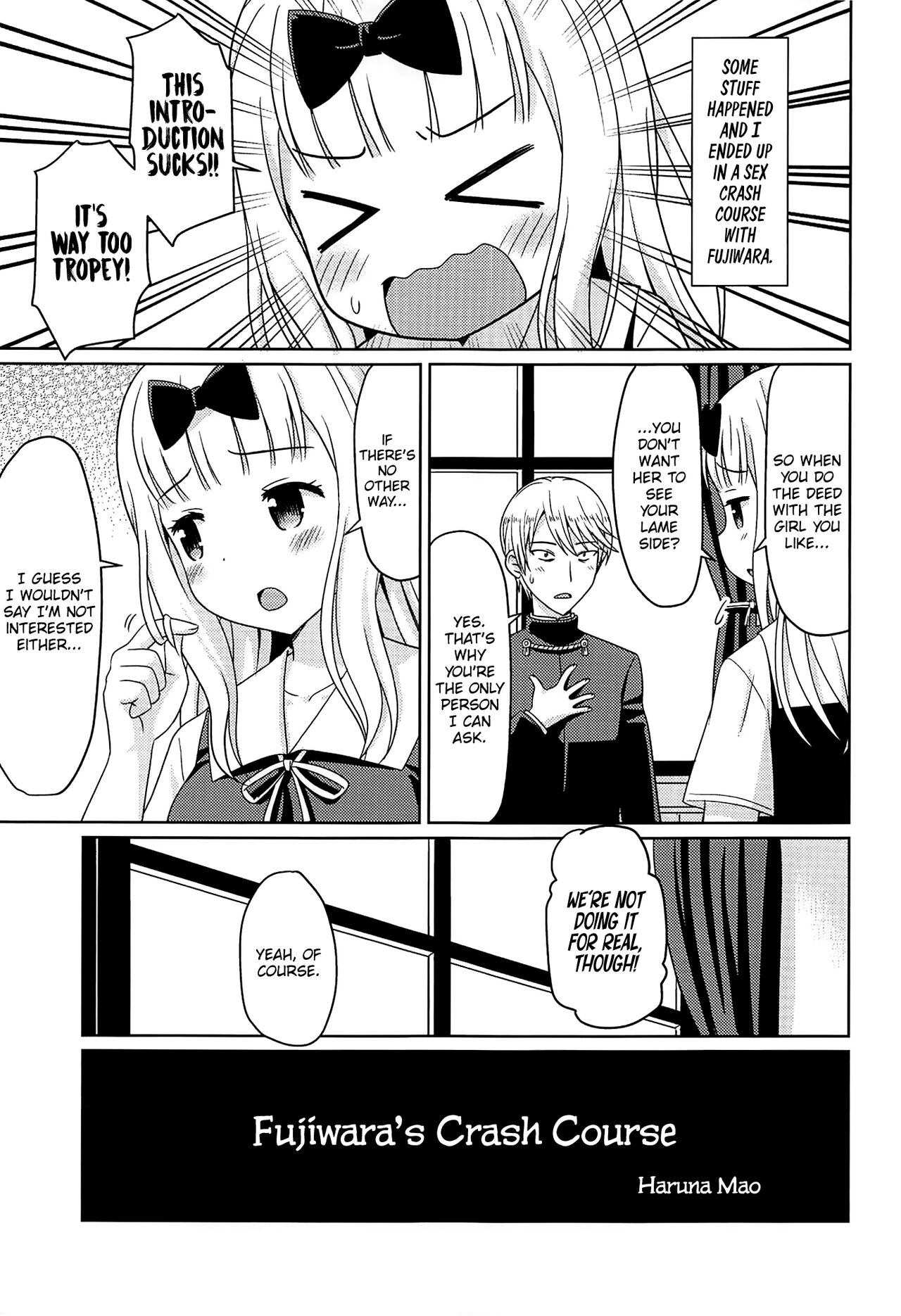 (C96) [Shinohara Heavy Industry (Haruna Mao, Akatsuki, Ukyochu)]Kaguyax(Kaguya-sama wa Kokurasetai) [English] [head empty] Page 4