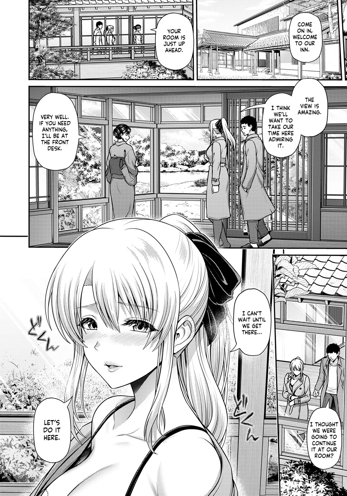 [Toba Yuga]Tsuyageshiki ~Hajimete no Roshutsu wa Soushun ni~ | A Luscious Scenery ~Her First Exposure in the Spring~(COMIC ANGEL Club 2023-04) [English] [Shiromaru] [Digital] Page 10