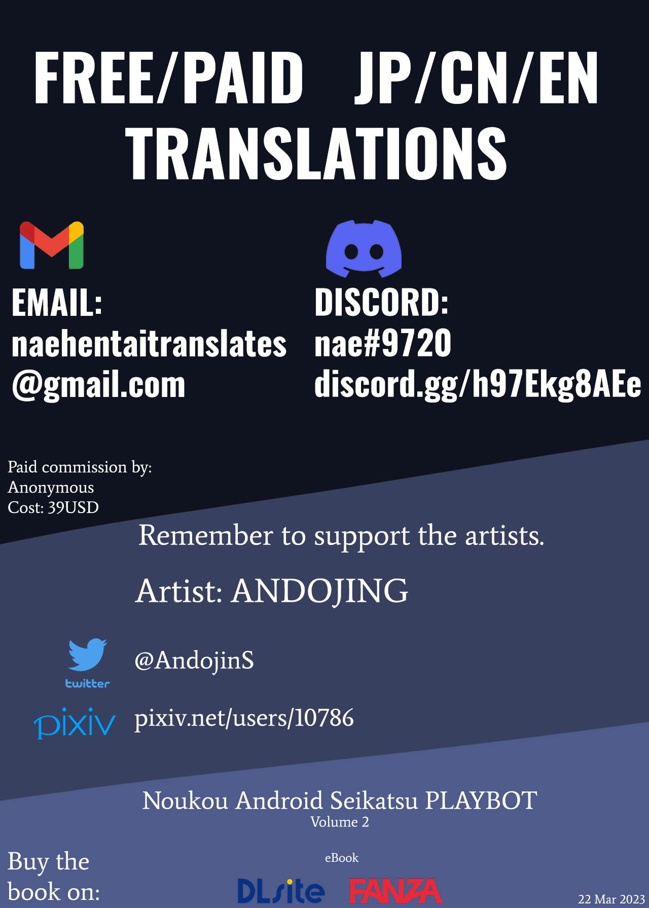 [Whitish Blacker (Andojing)]Noukou Android Seikatsu PLAYBOT Nikangou | My Intense Android Sex Life PLAYBOT Volume 2[English] [naetranslates] Page 41