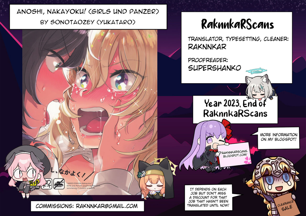 (C96) [Sonotaozey (Yukataro)]AnOshi, Nakayoku!(Girls und Panzer) [English] [Raknnkarscans] Page 30
