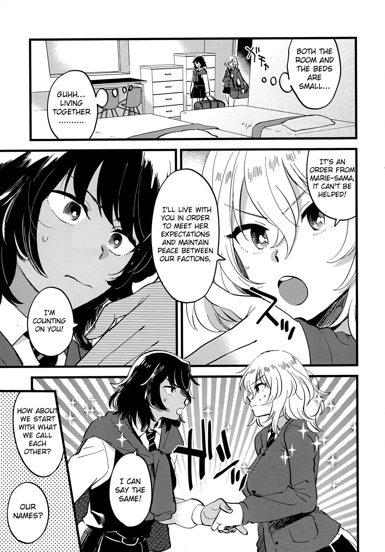 (C96) [Sonotaozey (Yukataro)]AnOshi, Nakayoku!(Girls und Panzer) [English] [Raknnkarscans] Page 4