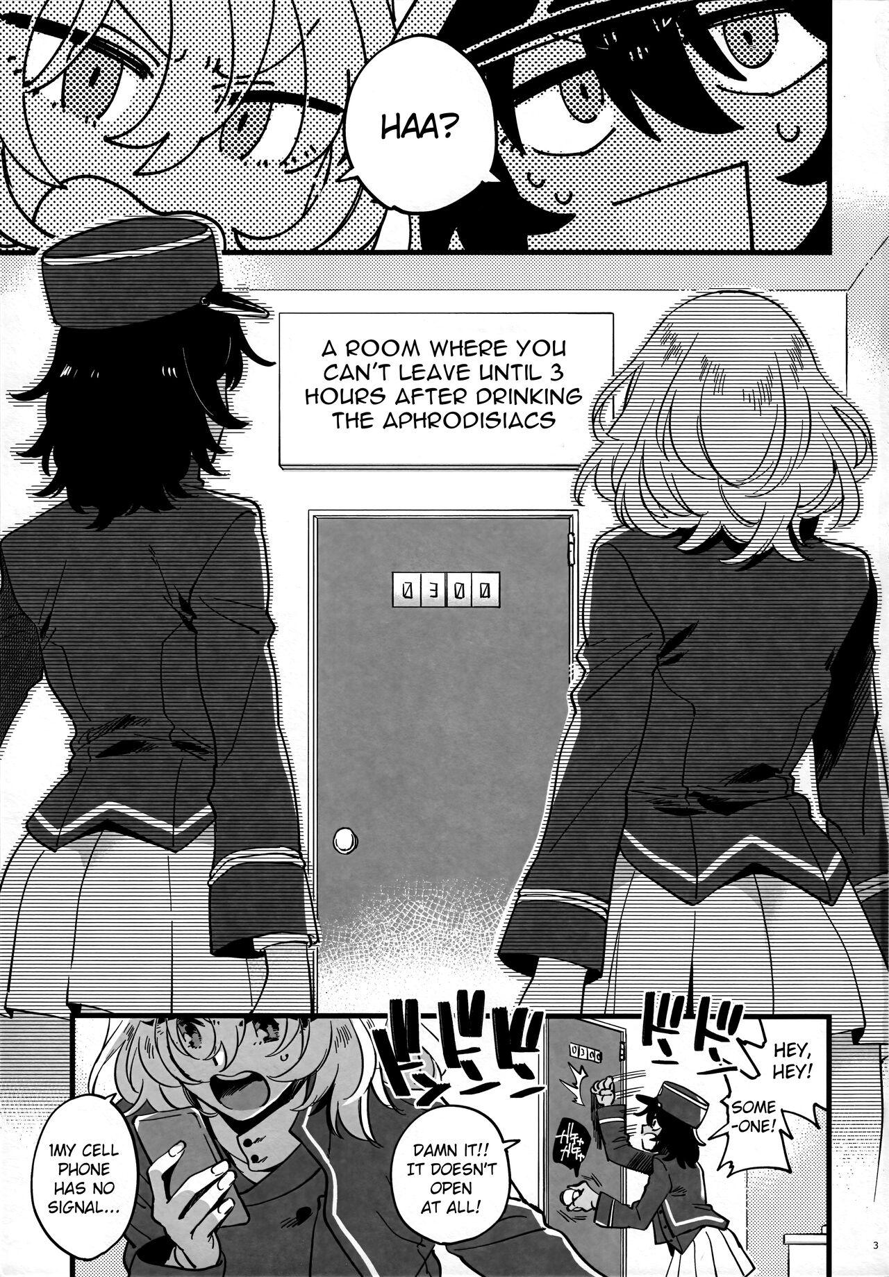 [Sonotaozey (Yukataro)]Tojikomerarete Kusuri Nonde Sorekara no Aida(Girls und Panzer) [English] [Raknnkarscans] Page 2