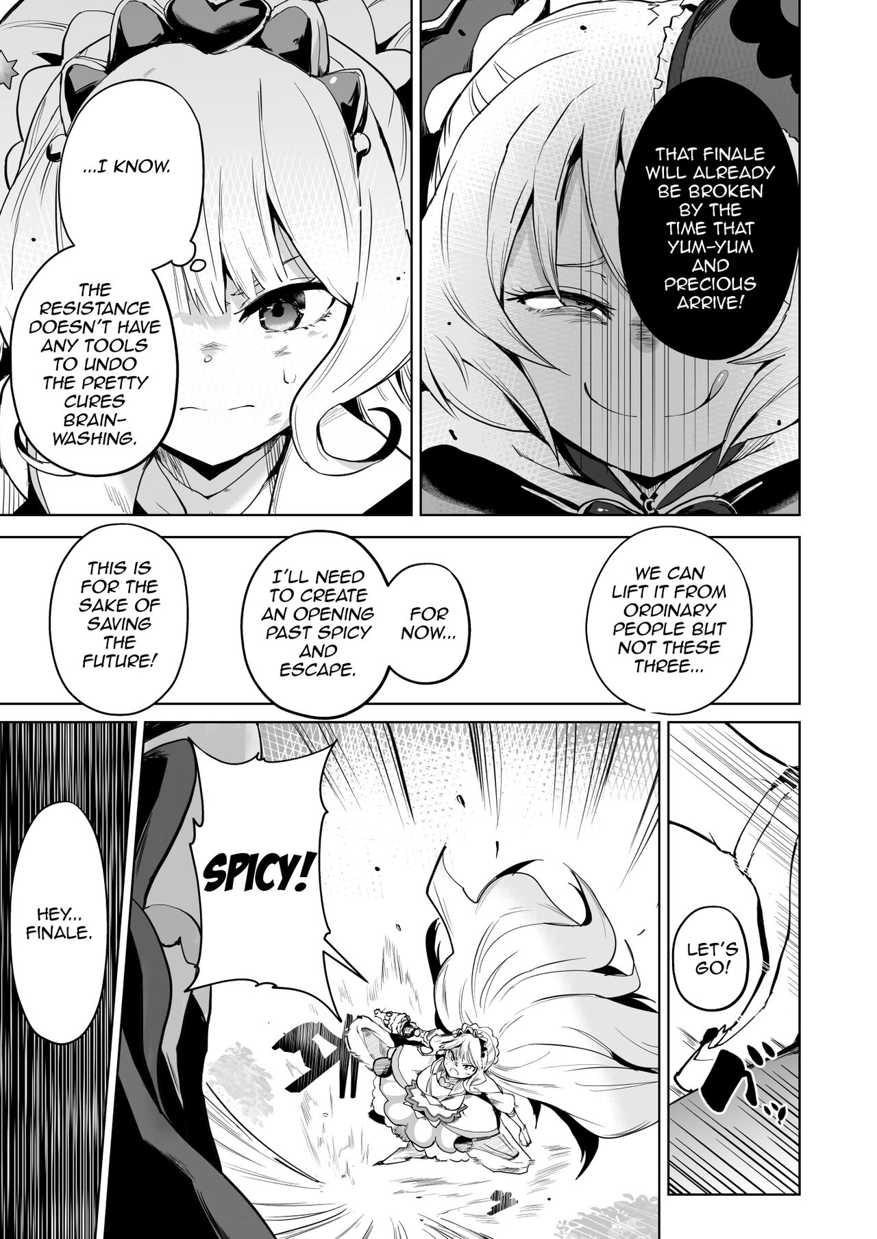 [aheazif (Sanatuki)]Delipako Party Butacure(Delicious Party Precure) [English] [Digital] Page 43