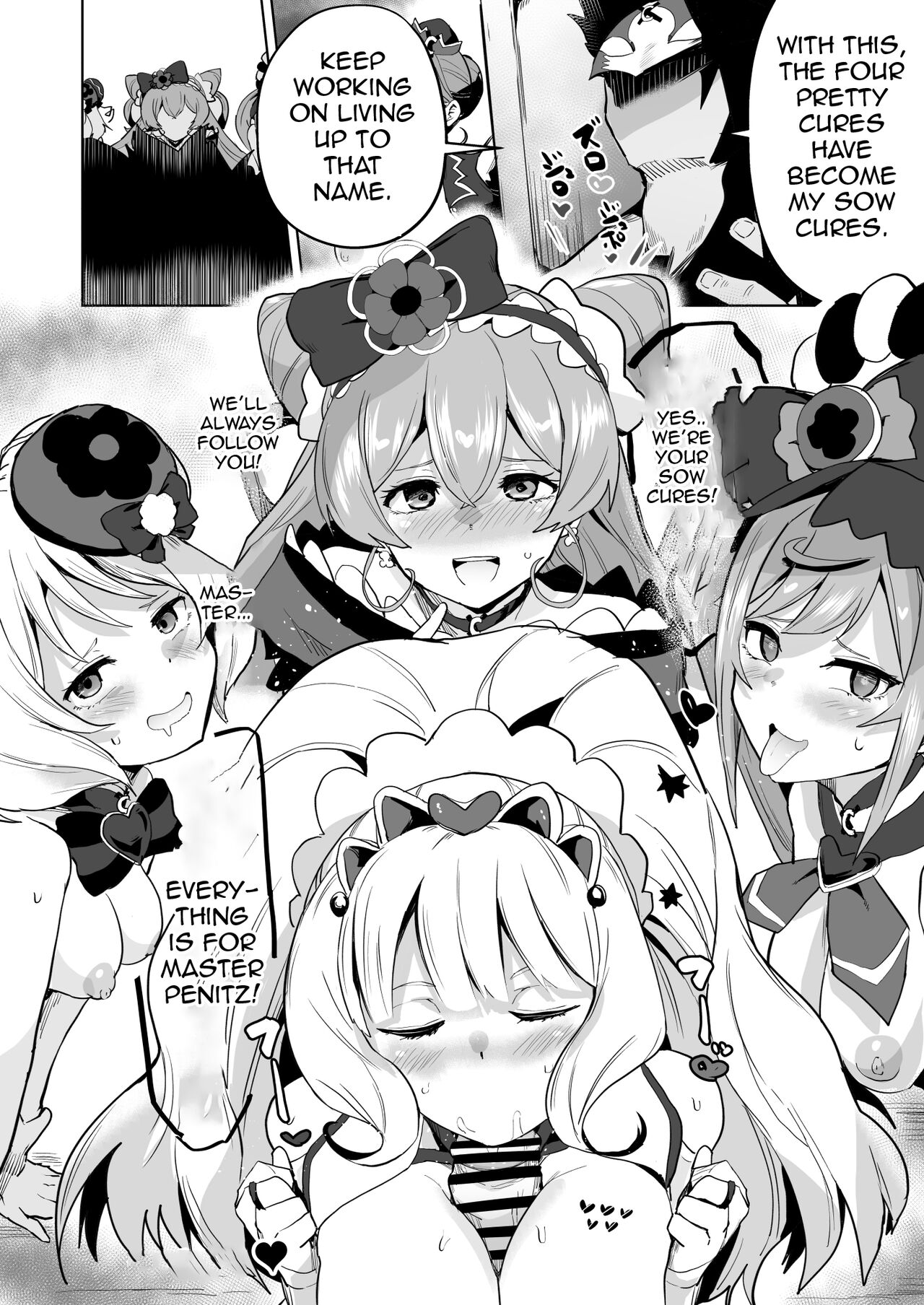 [aheazif (Sanatuki)]Delipako Party Butacure(Delicious Party Precure) [English] [Digital] Page 50