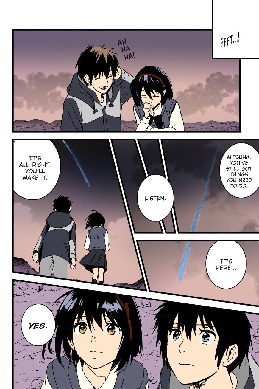 Kimi no na wa : After Story - Mitsuha ~Netorare~[Syukurin] (Colorized by mikakucoloring) Page 4