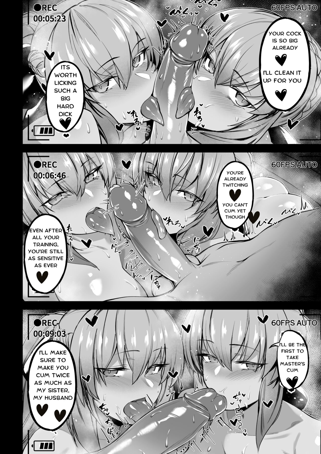 (C101) [ZENTANGLE (Hirasawa Zen)]Morgan to Saber Alter no Tane Shibori Nikki | Morgan and Her Sister's (Artoria Alter) Semen Squeezing Diary(Fate/Grand Order) [English] [Stanley] Page 12