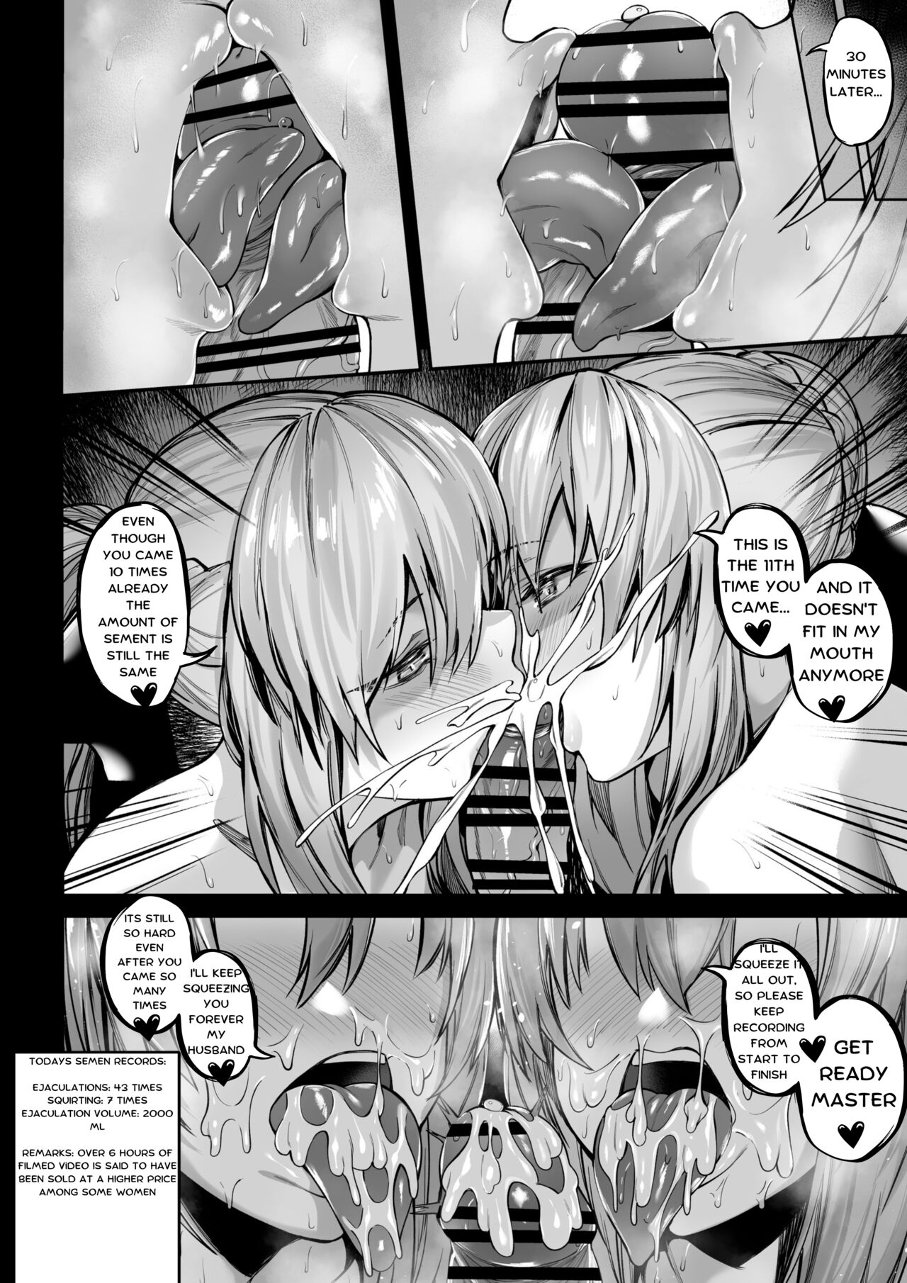 (C101) [ZENTANGLE (Hirasawa Zen)]Morgan to Saber Alter no Tane Shibori Nikki | Morgan and Her Sister's (Artoria Alter) Semen Squeezing Diary(Fate/Grand Order) [English] [Stanley] Page 18