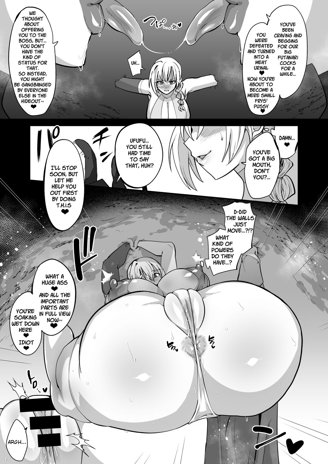 [Muchuu Yakou (Kuromori Yaga)]Mahou Shoujo vs Futanari Sentouin Shimai  | Magic Girl vs. Futanari Combatant Sisters[English] [racoonball] Page 9