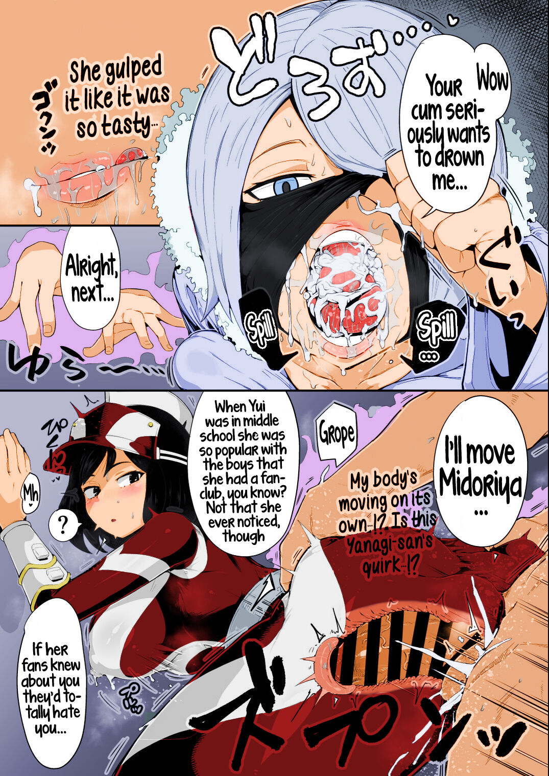 [slime_eer (Nutaunagi)]Boku to Nottori Villain Nakademia Vol. 4 | My, and the body-snatcher villain's Creampiedemia Vol. 4(Boku no Hero Academia) [English] [Hikari no Kaze] [Colorized Miss One Life] [Digital] [Continues 2/3] Page 21