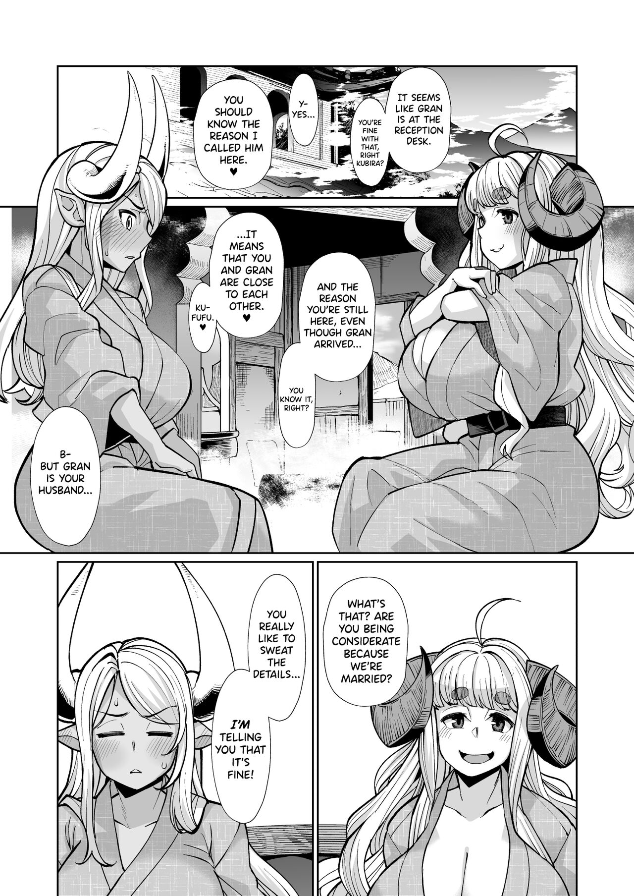 [Kuzunoha (Yumano Yuuki)]Kumbhi-Anira no Pakohame Kodakara Onsen Jou | Kubi-Anila's Sex at the "Blessing-With-Children" Onsen Part One(Granblue Fantasy) [English] [biribiri] [Digital] Page 6