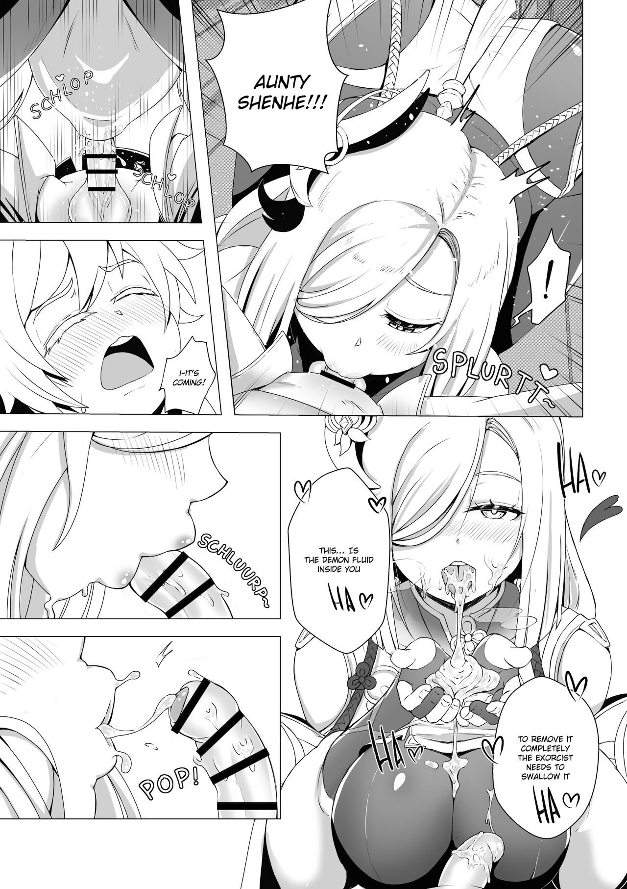 [Low Fee]Emergency Exorcist Training(Genshin Impact) [English] Page 9