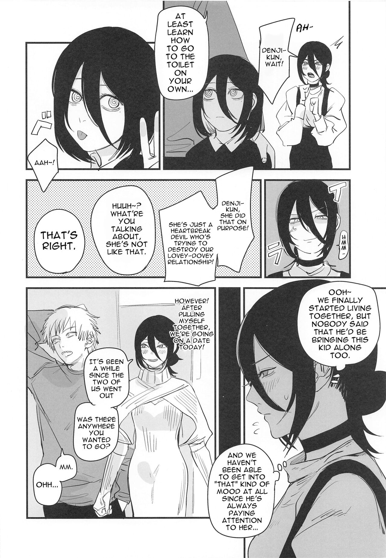 (C101) [OnikuShop (Onikuya)]Denji-kun, Chotto Kyuukei Shimasen ka? | Why Don't We Take a Break, Denji?(Chainsaw Man) [English] {Doujins.com} Page 3