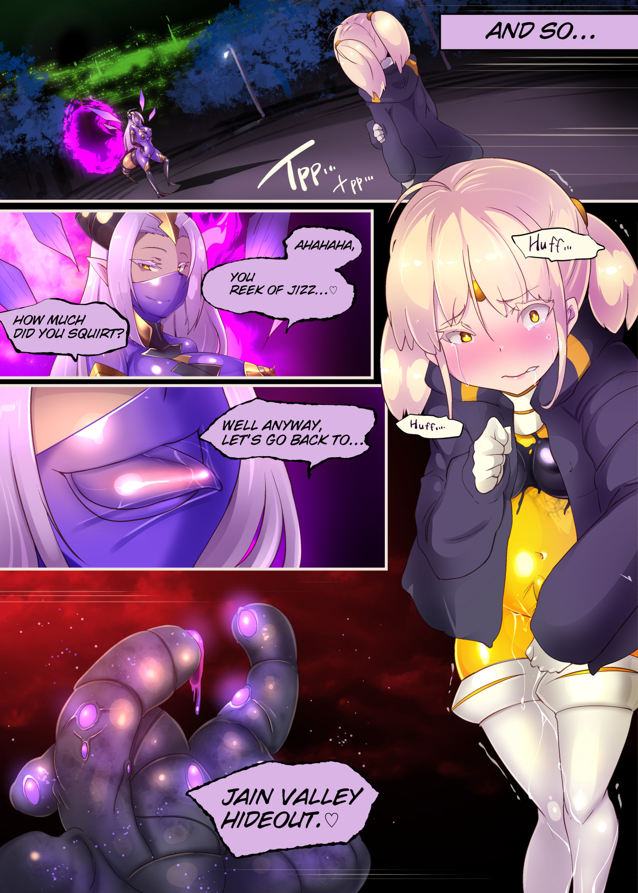 [Yasemura lo-ru (Teishoku, Toyono Kitsune.)]Josou Shounen Hero no Kimi ga Nyotaika shite Mob Sentouin ni Ochiru Manga -Jain TS Sennou Trance Mob Sentouin!-[English] Page 12