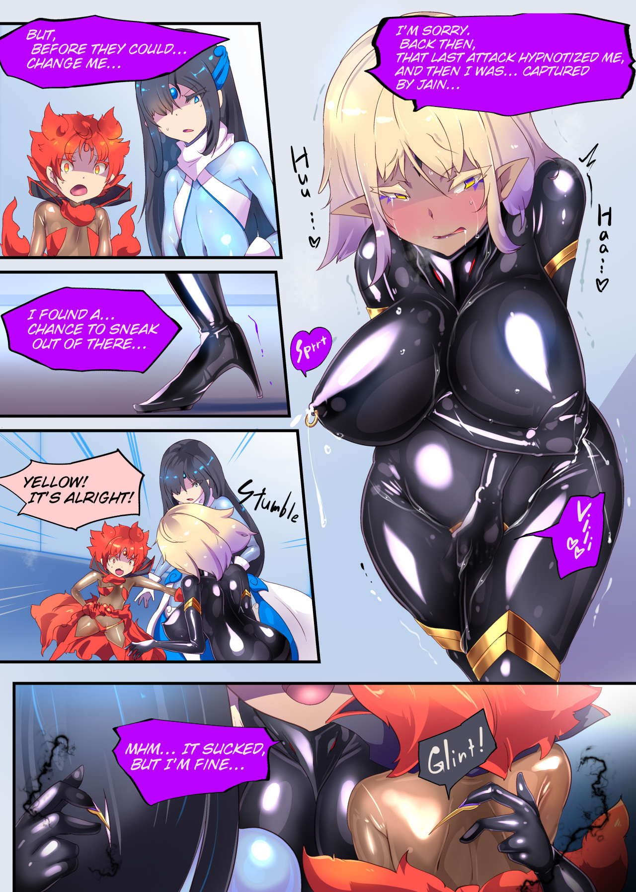 [Yasemura lo-ru (Teishoku, Toyono Kitsune.)]Josou Shounen Hero no Kimi ga Nyotaika shite Mob Sentouin ni Ochiru Manga -Jain TS Sennou Trance Mob Sentouin!-[English] Page 35
