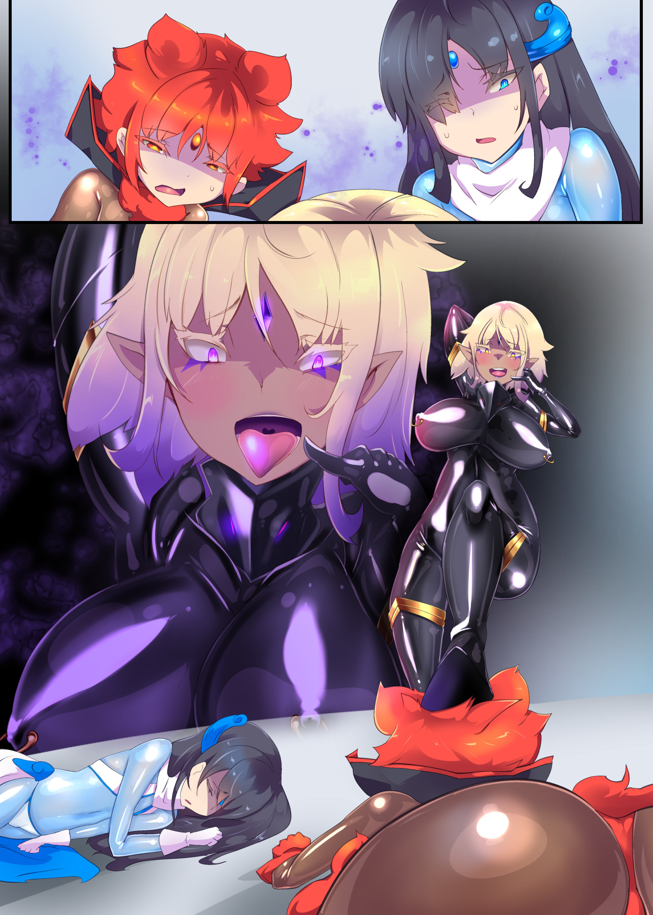 [Yasemura lo-ru (Teishoku, Toyono Kitsune.)]Josou Shounen Hero no Kimi ga Nyotaika shite Mob Sentouin ni Ochiru Manga -Jain TS Sennou Trance Mob Sentouin!-[English] Page 78