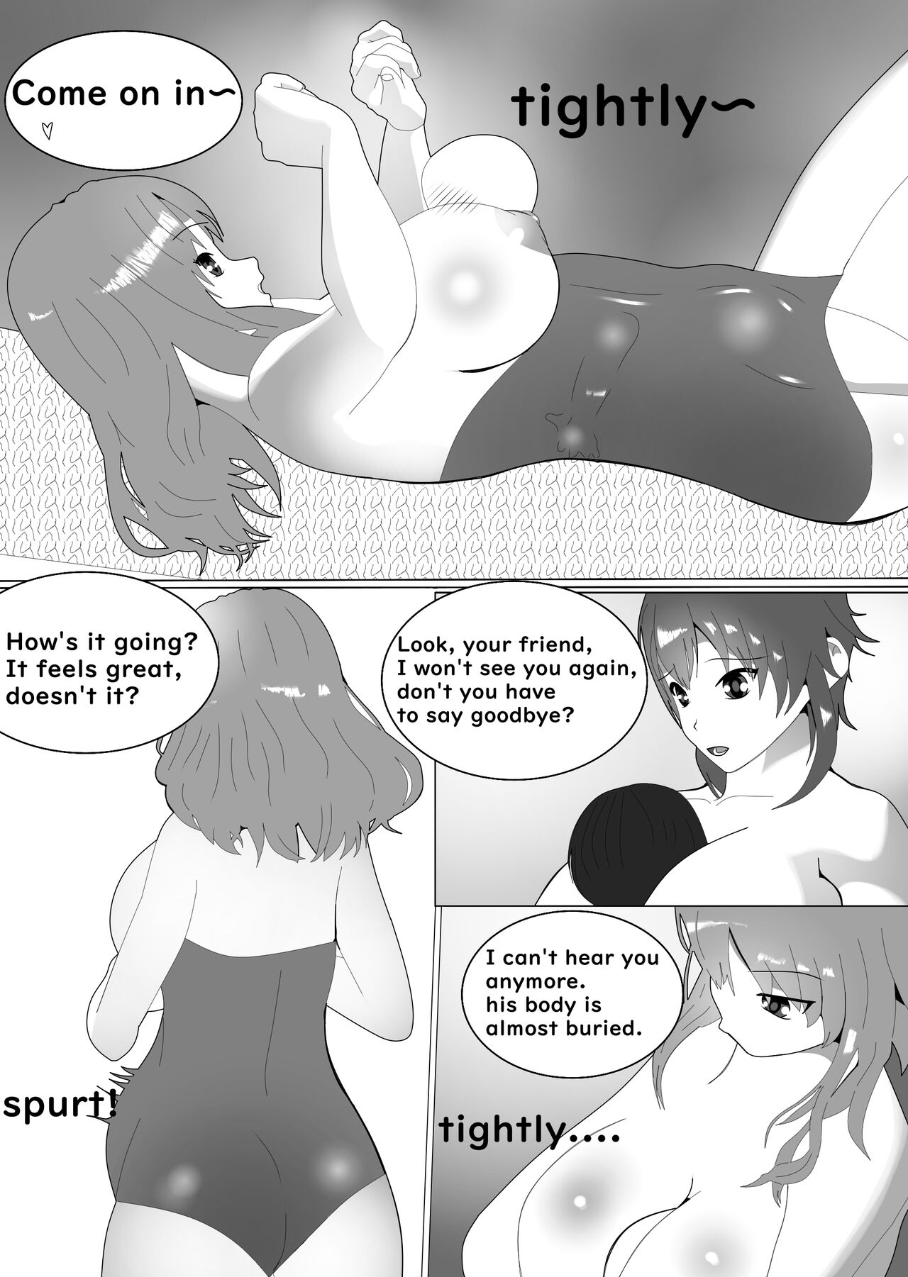 [MyuneShrinker]A woman Who Gets Bigger And A Man Who Gets Smaller Page 3
