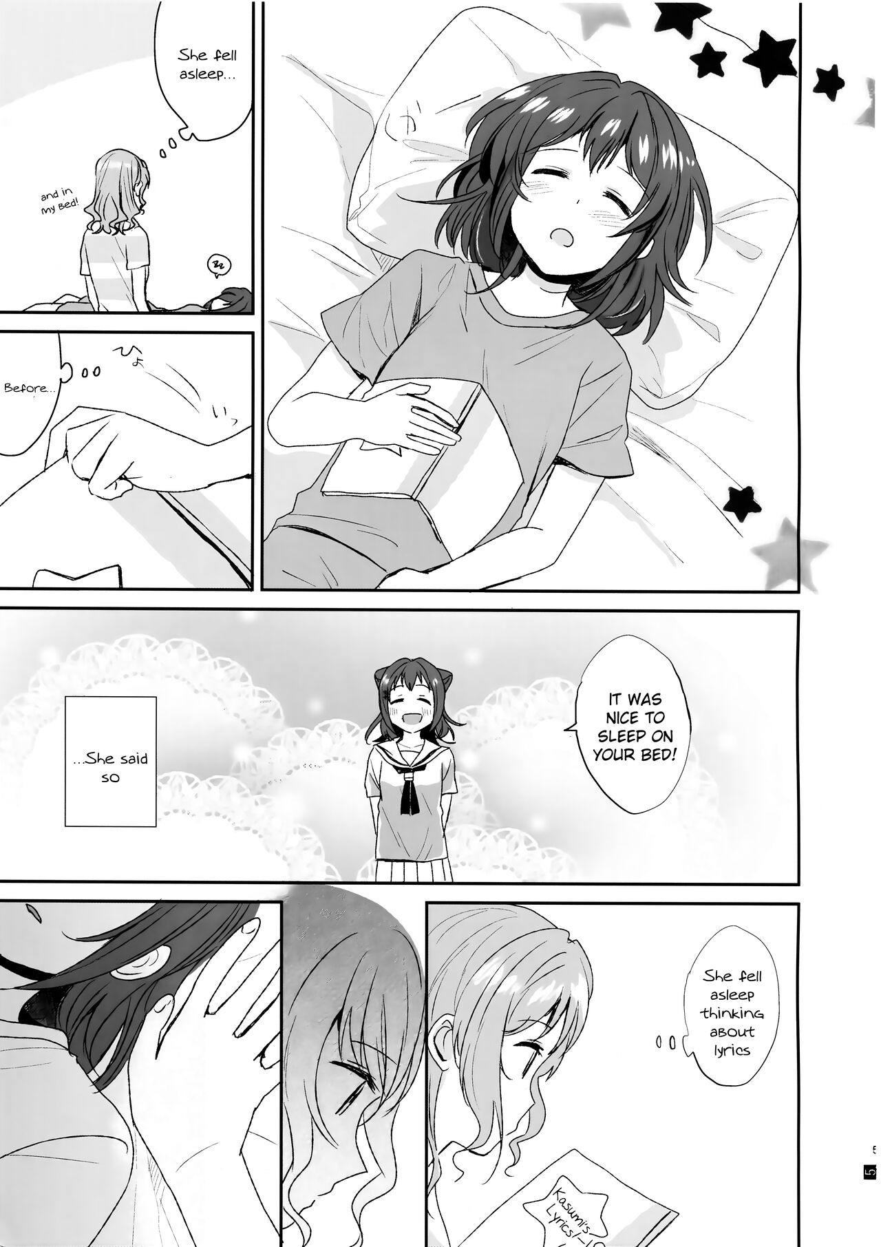 (C96) [POCHI (Nagisora Riku)]Doutoubun no Sexuality(BanG Dream!) [English] Page 7