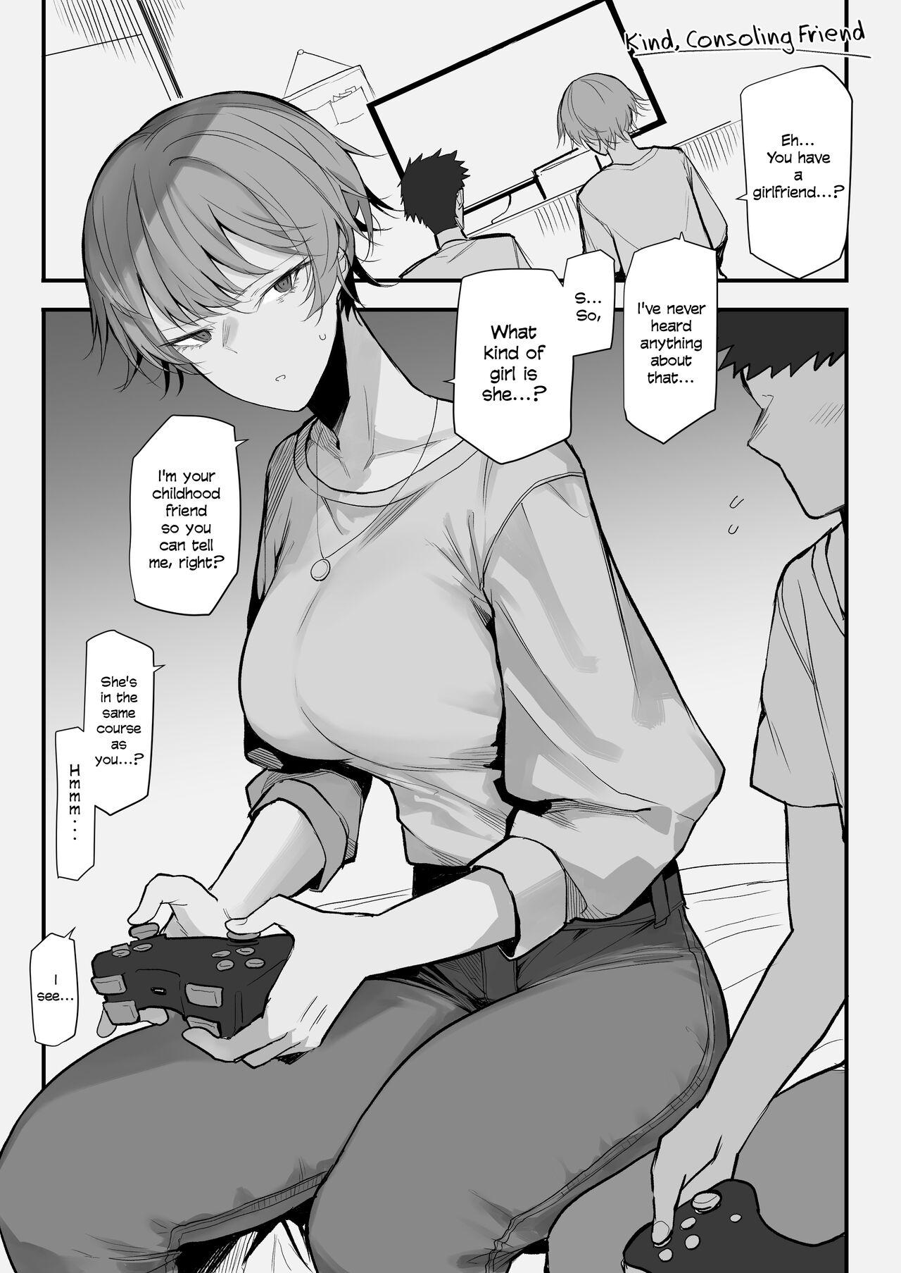 [Okyou]Furareta Toki Nagusamete Kureru Yasashii Tomodachi | My Caring Friend Who Comforted Me When I Was Dumped[English] Page 1