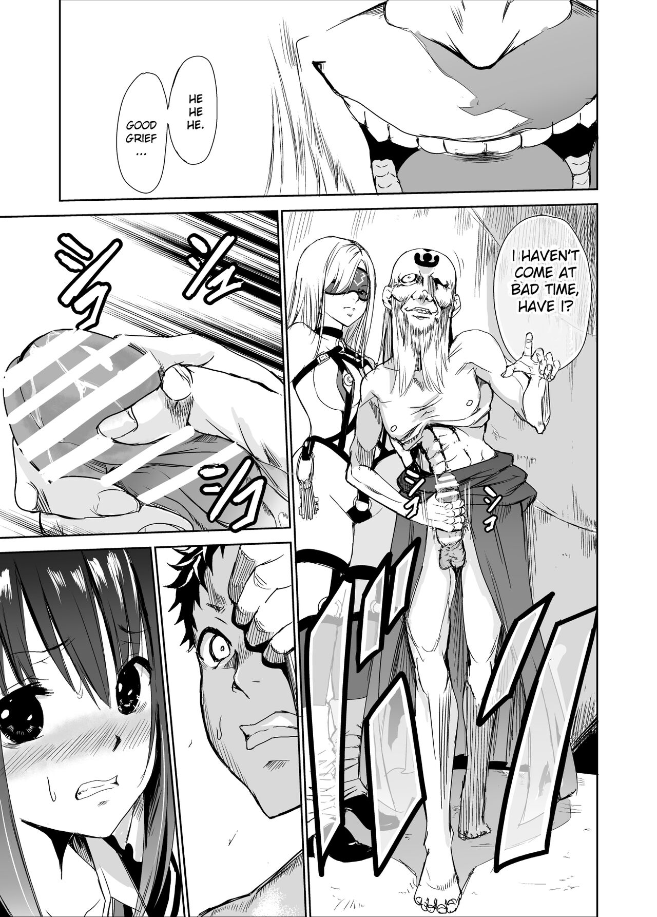 [Raid Socks (Tricky)]Tsuyagari Mura 3 ~Kareshi o Mamoru Tame Hikyou no Mura de Kyousei Gohoushi & NTR Sex~[English] [Ruru Scanlations] Page 12