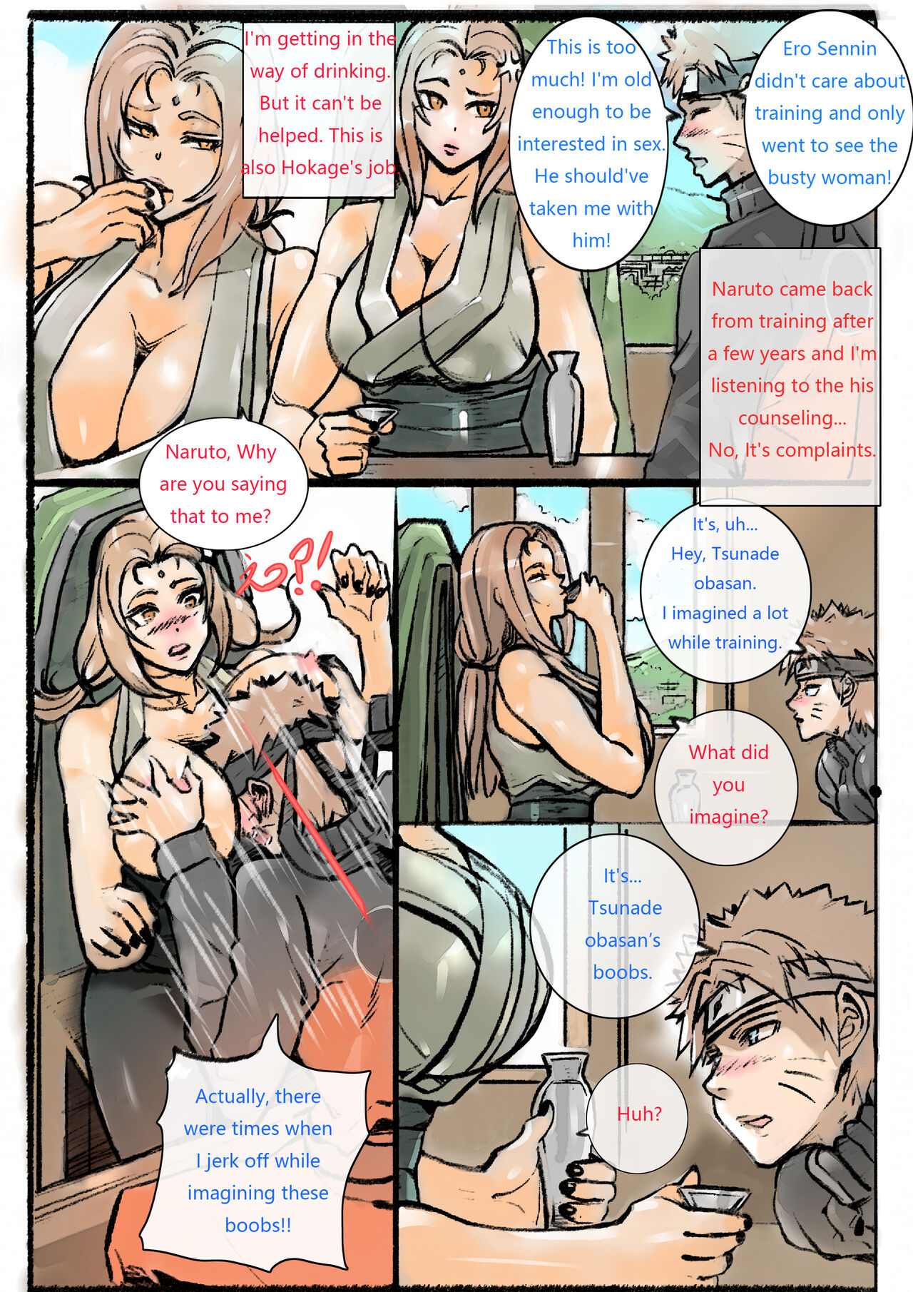 [Karyoten]Naruto Wants Tsunade to Help Him Graduate From His Virginity(Naruto) Page 2