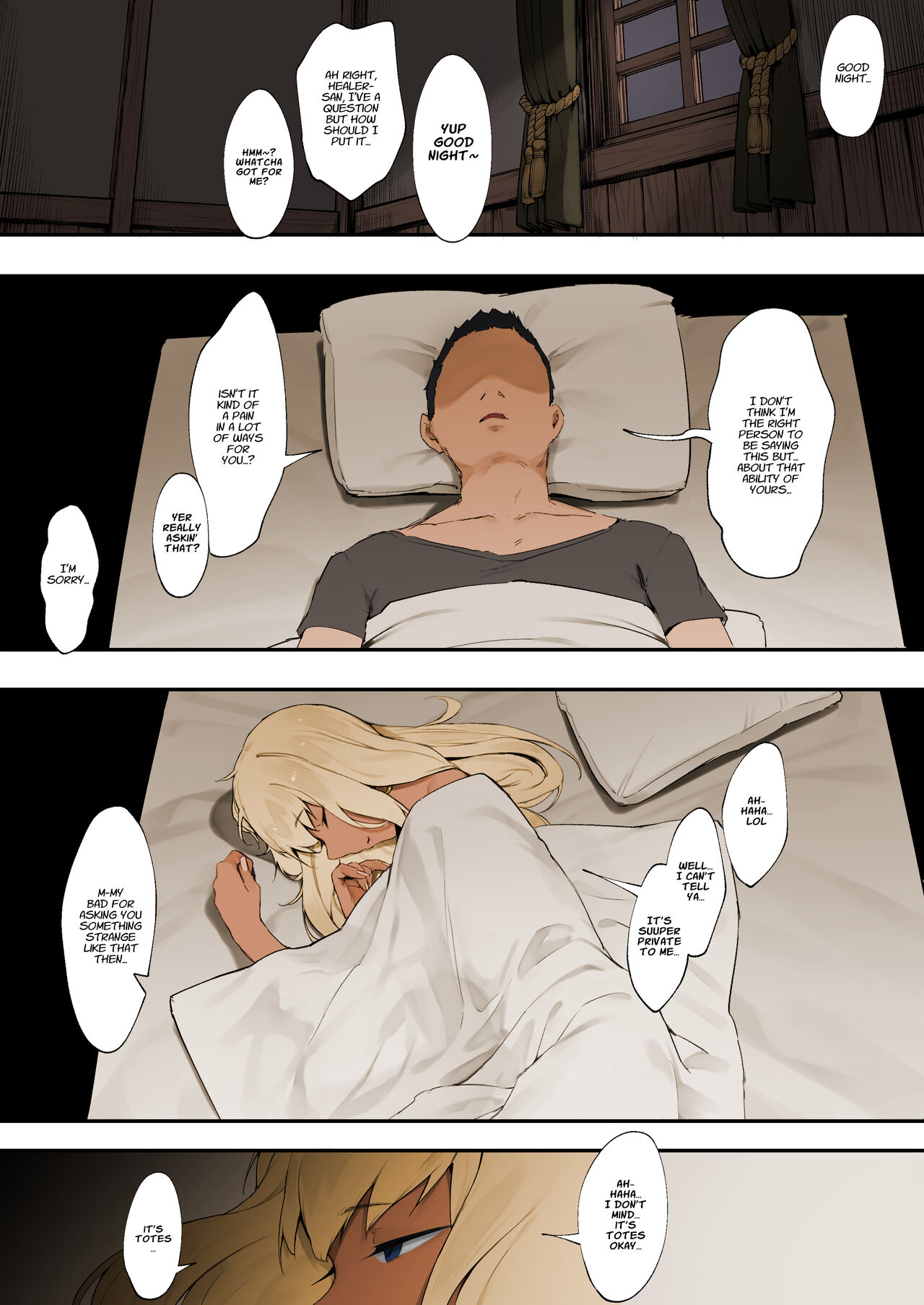 [Nigiri Usagi]Sex Suru to SP o Kaifuku Shitekureru Kuro Gyaru Healer [Kouhen] | The Black Gal Healer who Recovers Your SP When You Have SEX[Part 2] [English] [Kyuume] [Colorized Miss One Life] [Decensored] Page 11