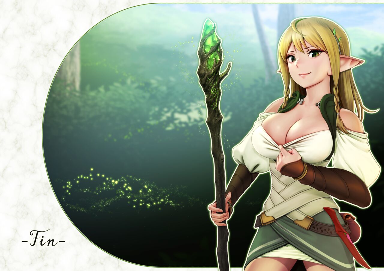 [Horiishi Horuto]Fel to Mana no Mori -Taieki de Tairyoku Kaifuku sasetekureru Bakunyuu Healer Elf- | Fel and the Forest of Mana -The big titty elf healer recovers my stamina with her bodily fluids-[English] Page 62