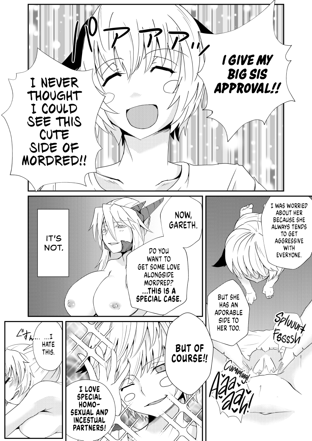 [Sigamitsuki Mizuhiki (Noshigami)]Mordred Kashimasu | I'm Lending my Sister(Mordred) (Fate/Grand Order) [English] [UncontrolSwitchOverflow] [Digital] Page 8