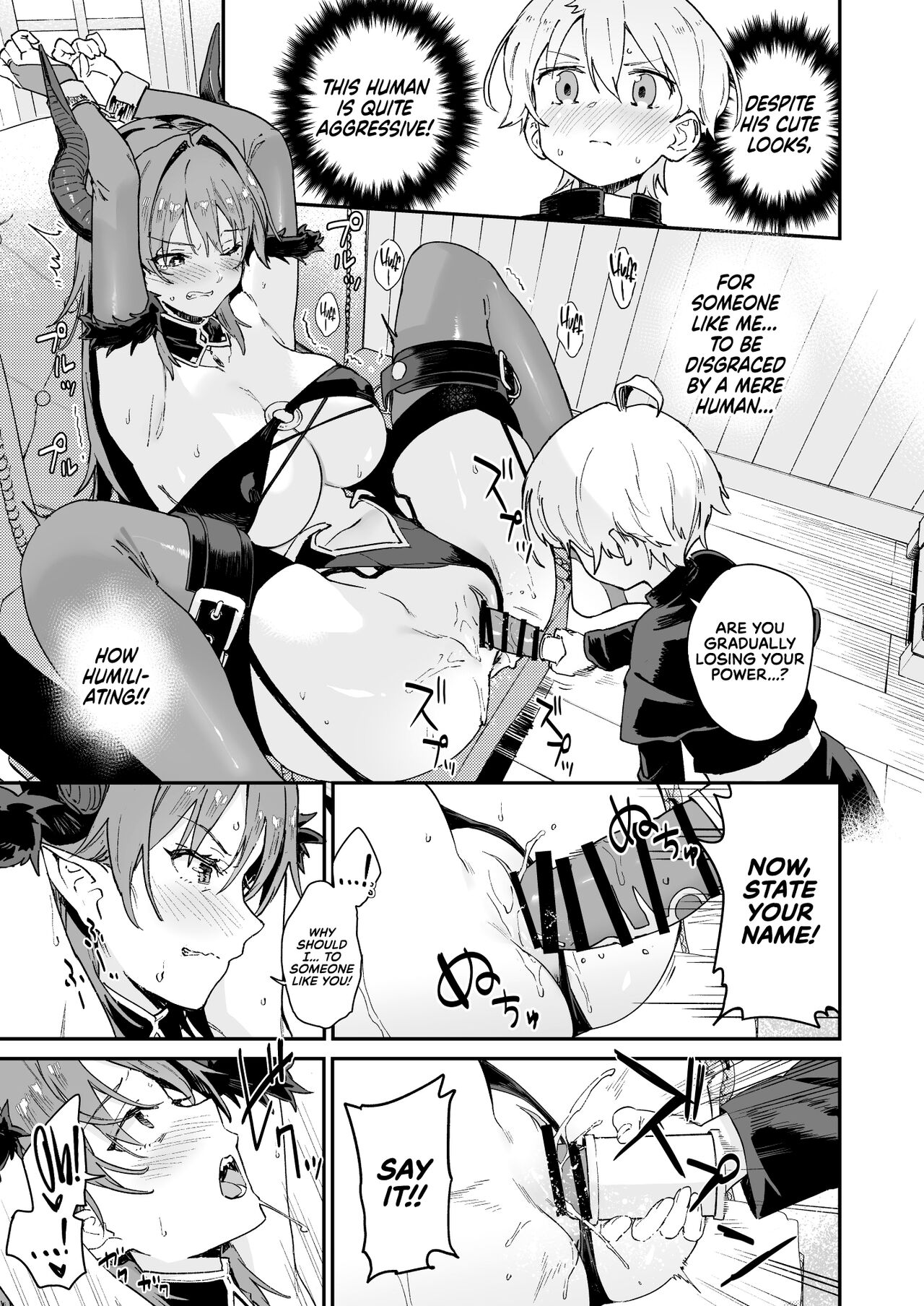 [Soda Batake (Muteki Soda)]Inma Onee-san ni wa Ecchi na Oshioki de Tatakaun da yo! | I'll Fight the Lewd Succubus Lady With Sexual Punishments![English] [Red Lantern] [Digital] Page 12