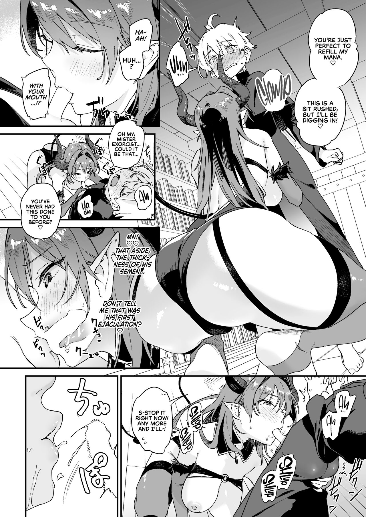 [Soda Batake (Muteki Soda)]Inma Onee-san ni wa Ecchi na Oshioki de Tatakaun da yo! | I'll Fight the Lewd Succubus Lady With Sexual Punishments![English] [Red Lantern] [Digital] Page 21