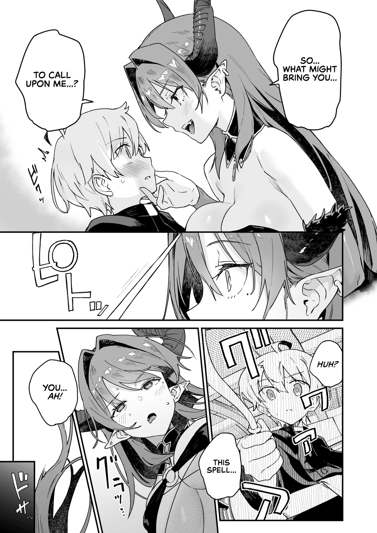 [Soda Batake (Muteki Soda)]Inma Onee-san ni wa Ecchi na Oshioki de Tatakaun da yo! | I'll Fight the Lewd Succubus Lady With Sexual Punishments![English] [Red Lantern] [Digital] Page 6