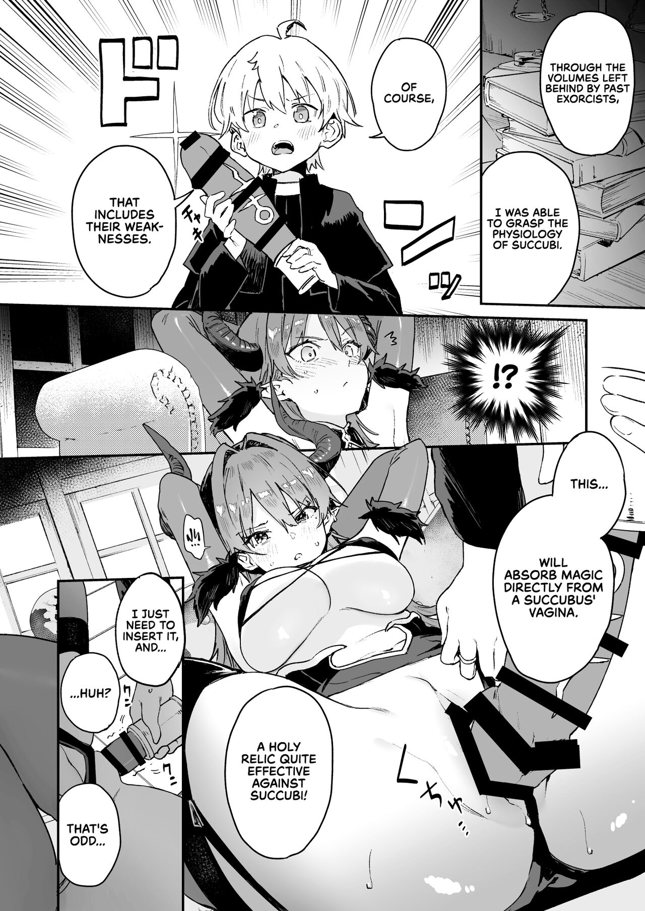 [Soda Batake (Muteki Soda)]Inma Onee-san ni wa Ecchi na Oshioki de Tatakaun da yo! | I'll Fight the Lewd Succubus Lady With Sexual Punishments![English] [Red Lantern] [Digital] Page 9