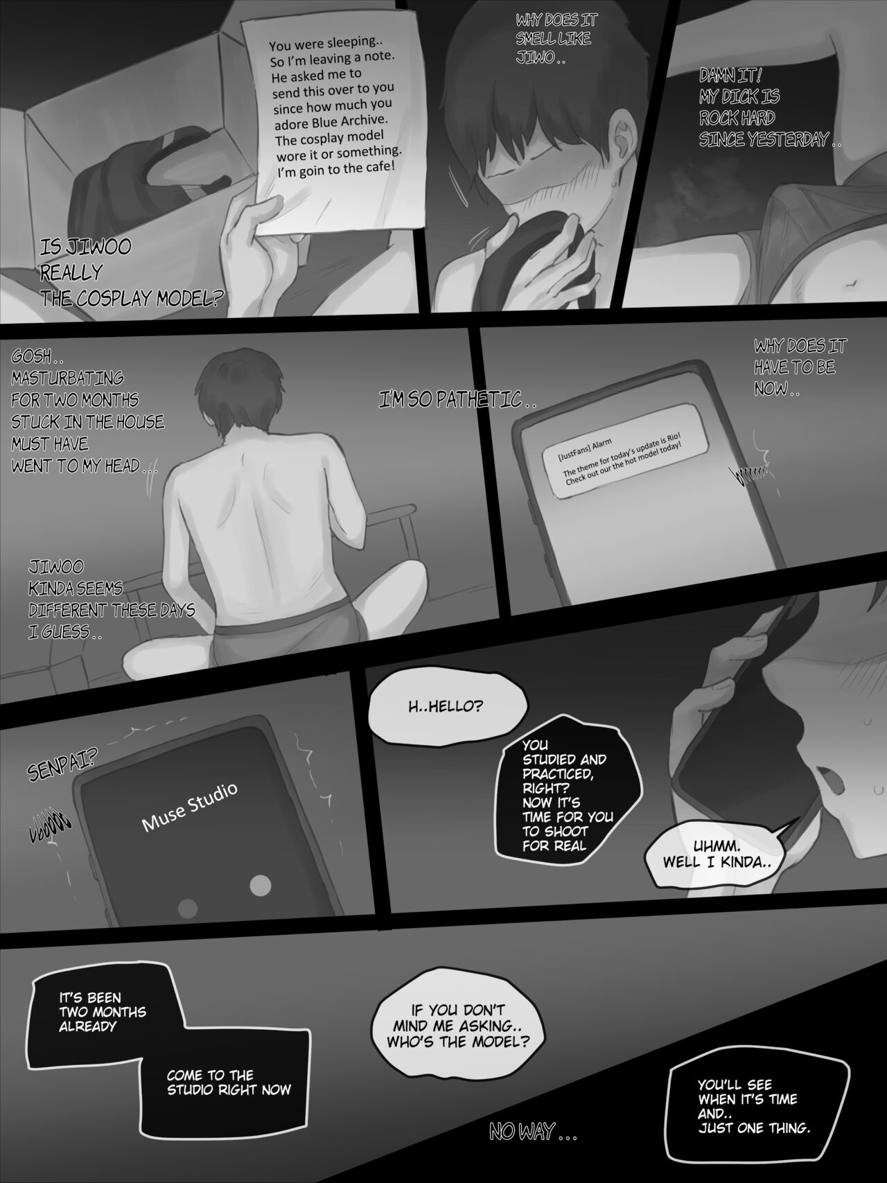 [laliberte]Shutter B&W(Blue Archive) [English] [Decensored] Page 36
