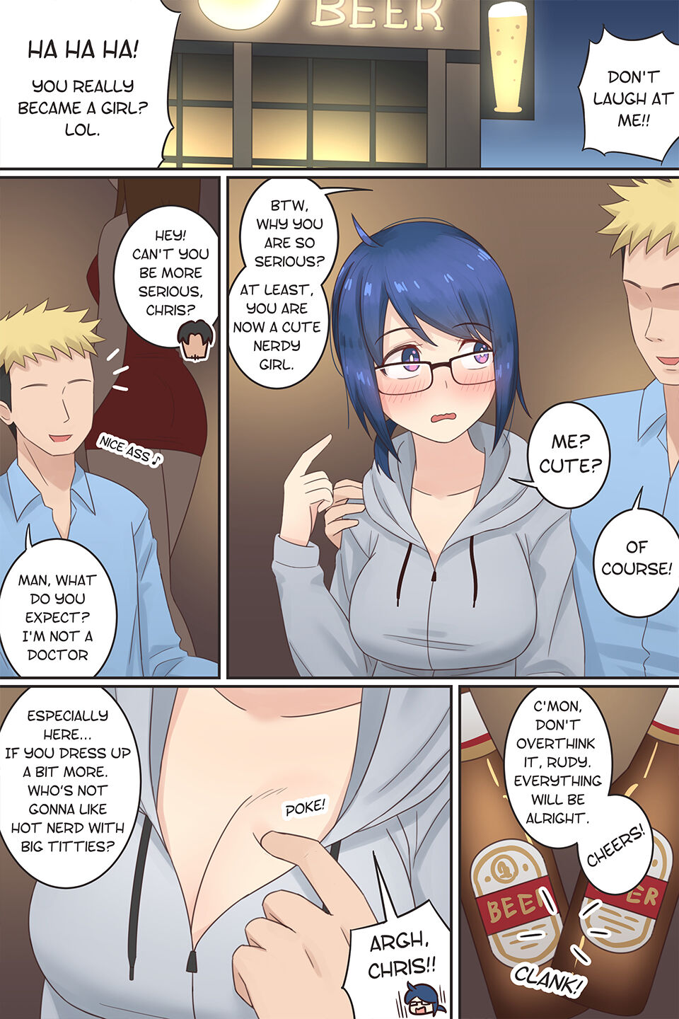 [RudySaki]Rudy and Her Boys Remake Ch.1 Page 4
