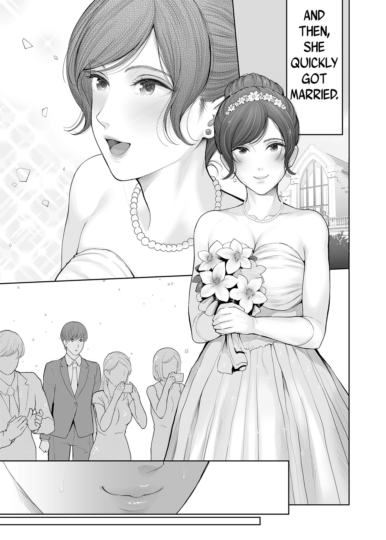 [E☆Roman Koubou (Edogawa Roman)]Hoka no Otoko to Kekkon Shitara Anata no Kodane Kureru?[English] [Uncensored] [Digital] Page 39