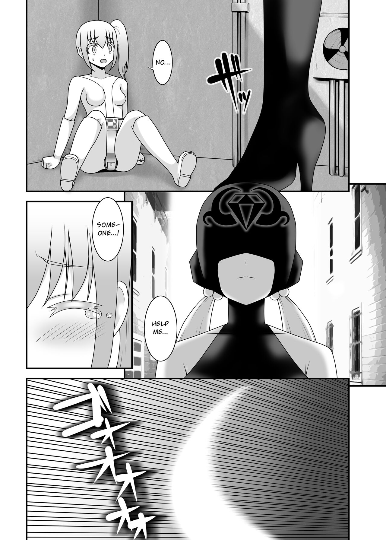 [STUDIO HP+ (IceLee)]Teisou Sentai Virginal Colors Ch.3 | Chastity Sentai Chaste Colors Ch. 3[English] Page 3