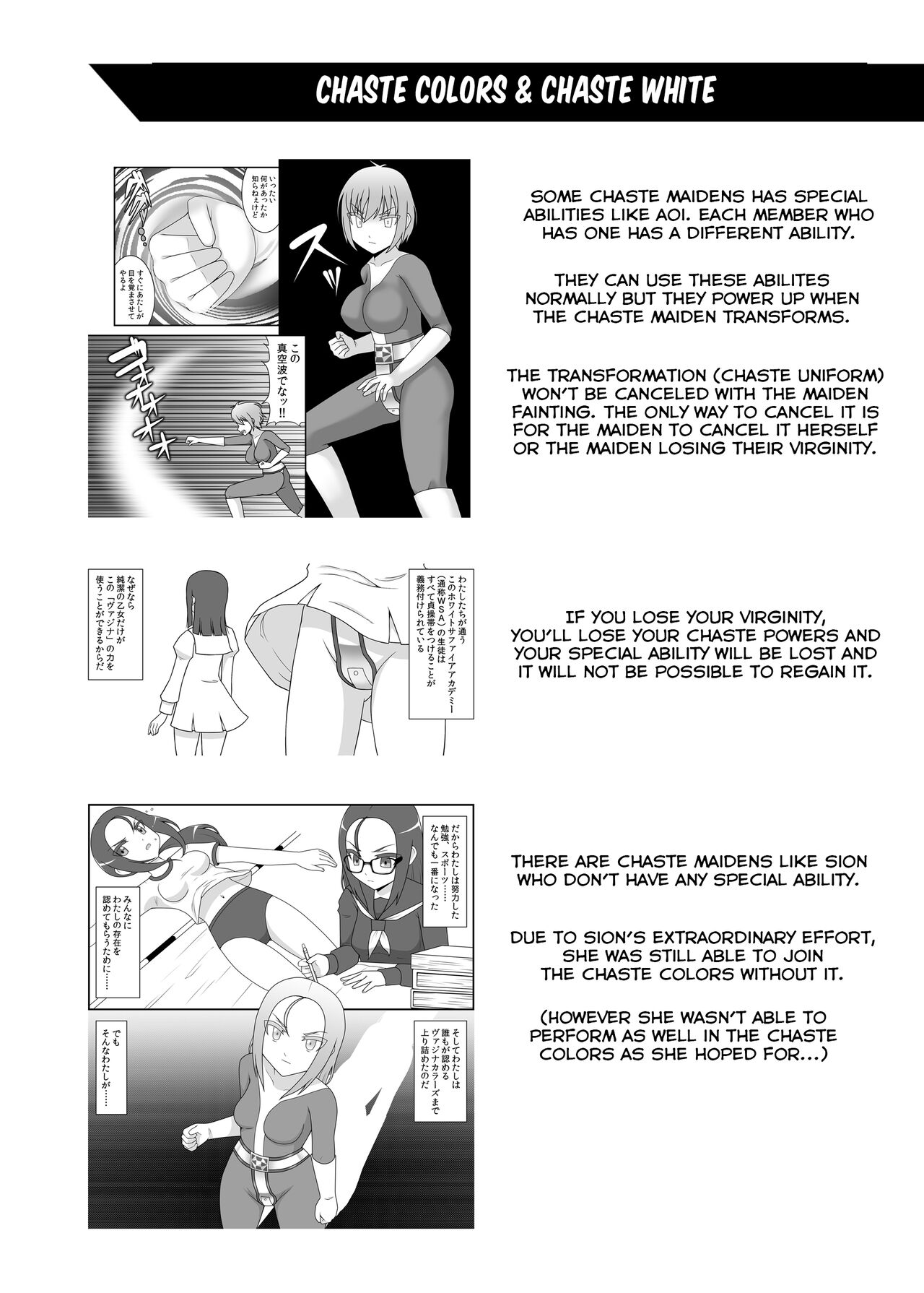 [STUDIO HP+ (IceLee)]Teisou Sentai Virginal Colors Ch.3 | Chastity Sentai Chaste Colors Ch. 3[English] Page 40