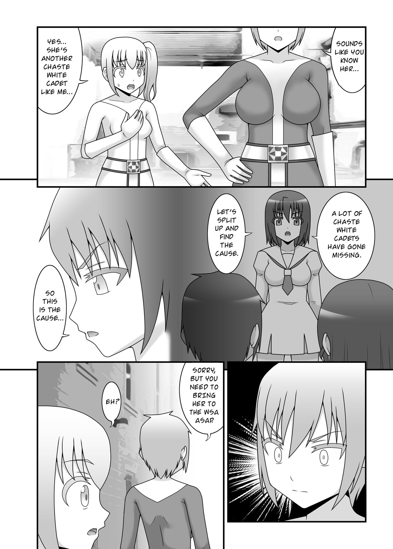 [STUDIO HP+ (IceLee)]Teisou Sentai Virginal Colors Ch.3 | Chastity Sentai Chaste Colors Ch. 3[English] Page 6
