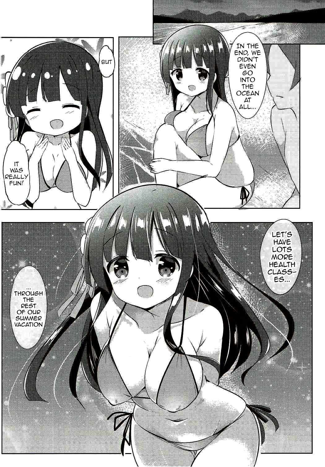 [0000 (Akito.)]Chiya-chan to Hoken Taiiku ~Umi Hen~ | PE With Chiya-chan -Beach Arc-(Gochuumon wa Usagi desu ka?) [English] {Doujins.com} [Digital] Page 19