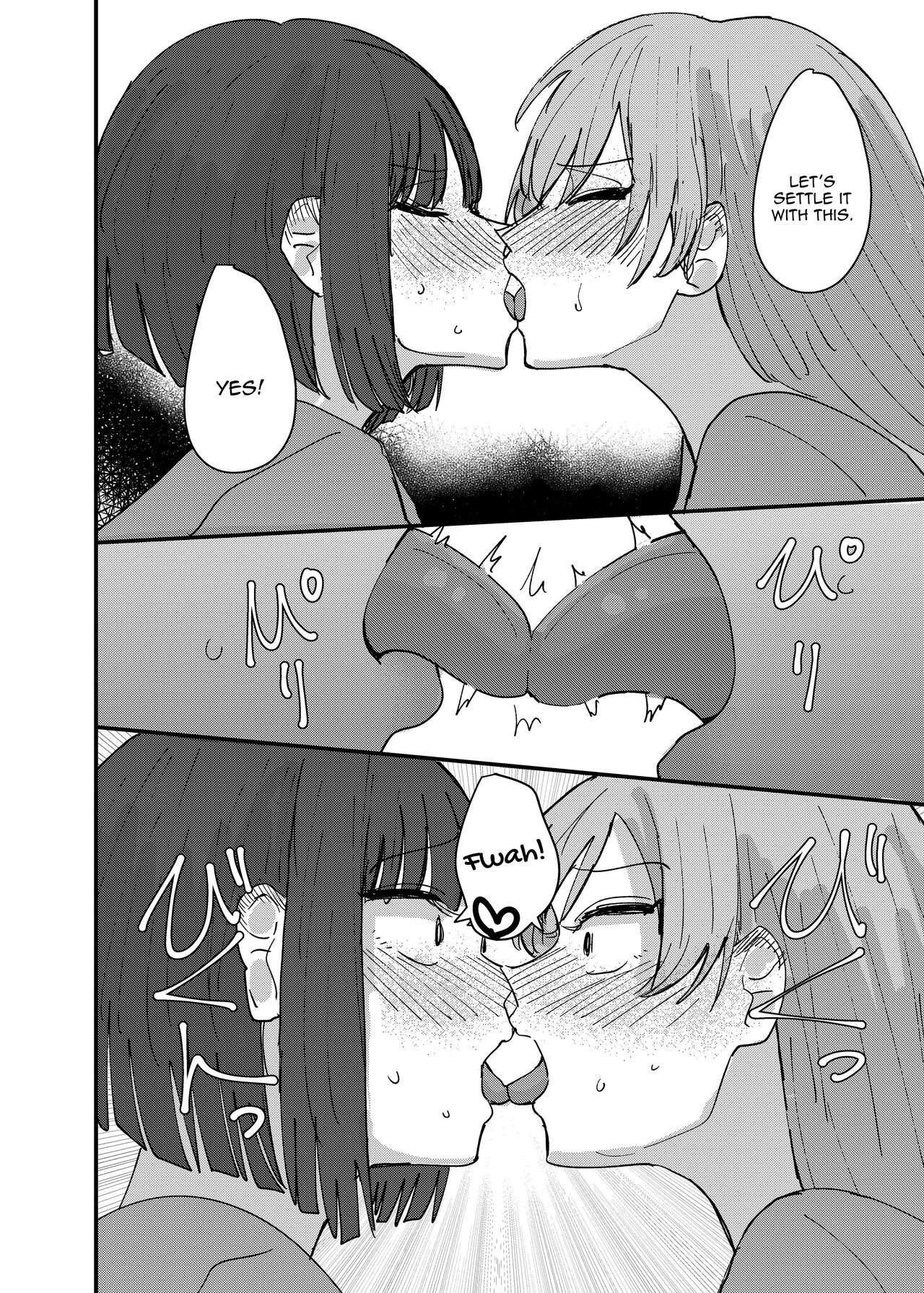 [Aweida]Daigaku no Senpai to Nori de Kiss Shitetara Sono Hi no Uchi ni Issen Koechatta Hanashi | A Story About  Kissing A College Senior And Crossing The Line In The Same Day[English] [IXIA WORKS] Page 14