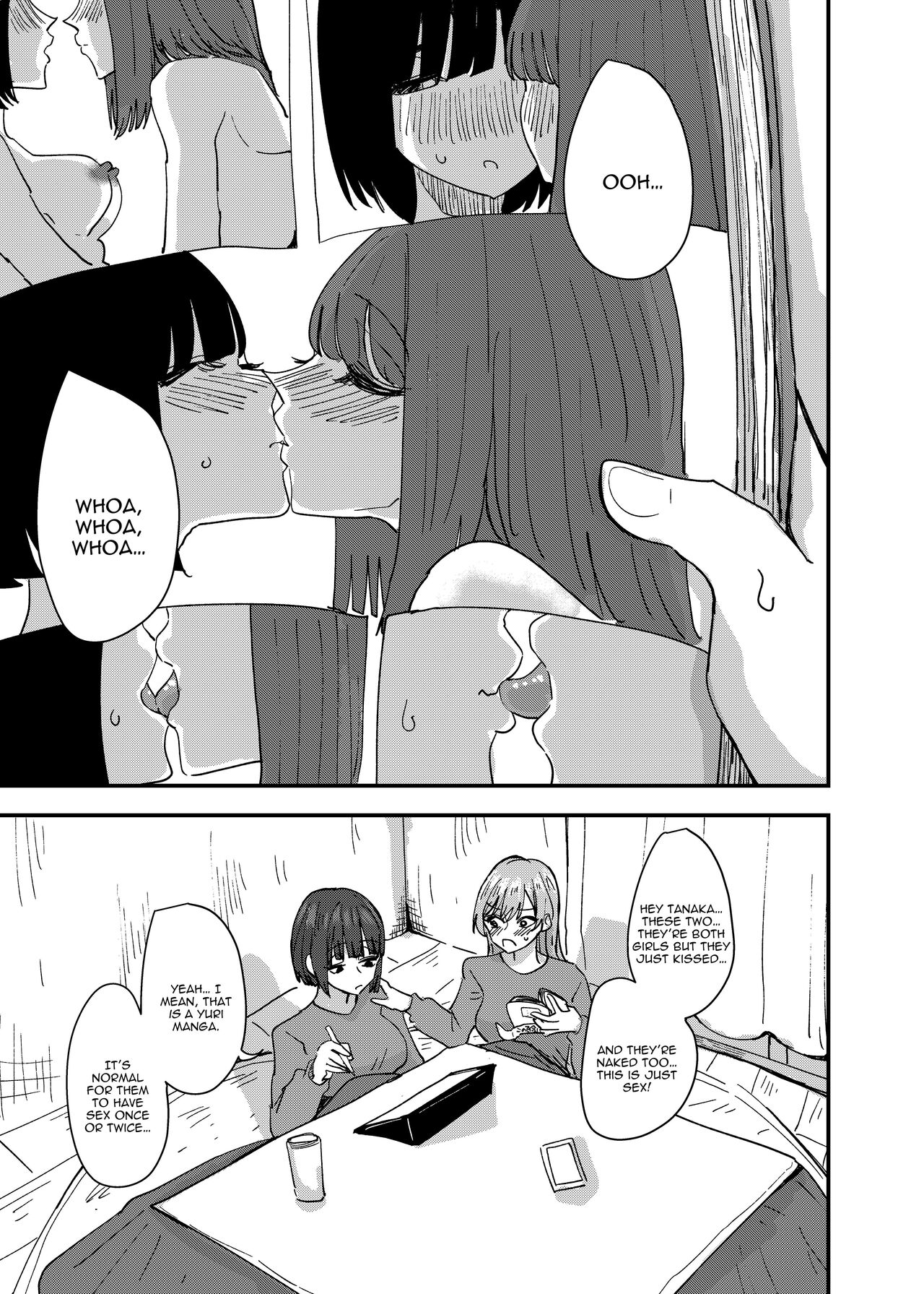 [Aweida]Daigaku no Senpai to Nori de Kiss Shitetara Sono Hi no Uchi ni Issen Koechatta Hanashi | A Story About  Kissing A College Senior And Crossing The Line In The Same Day[English] [IXIA WORKS] Page 3
