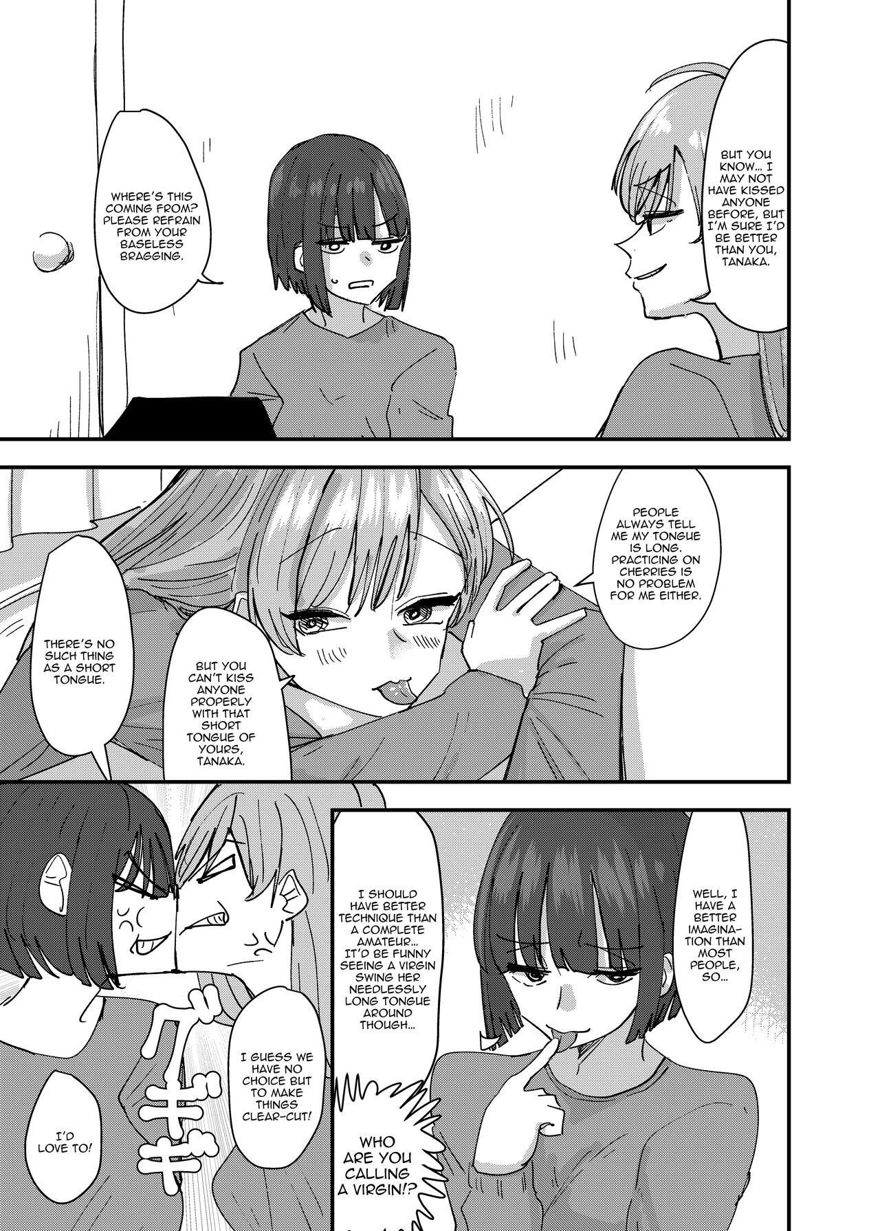 [Aweida]Daigaku no Senpai to Nori de Kiss Shitetara Sono Hi no Uchi ni Issen Koechatta Hanashi | A Story About  Kissing A College Senior And Crossing The Line In The Same Day[English] [IXIA WORKS] Page 7
