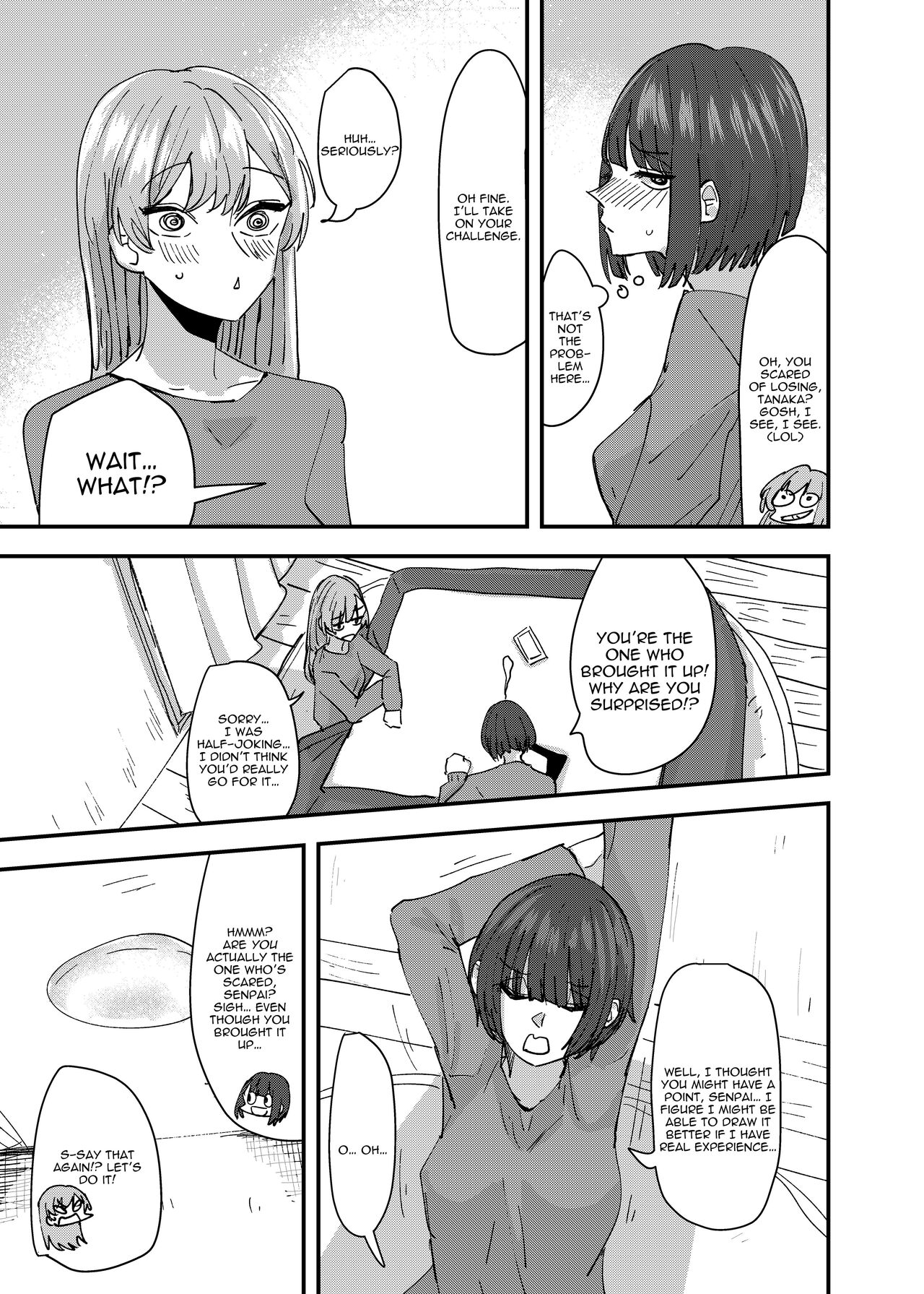 [Aweida]Daigaku no Senpai to Nori de Kiss Shitetara Sono Hi no Uchi ni Issen Koechatta Hanashi | A Story About  Kissing A College Senior And Crossing The Line In The Same Day[English] [IXIA WORKS] Page 9