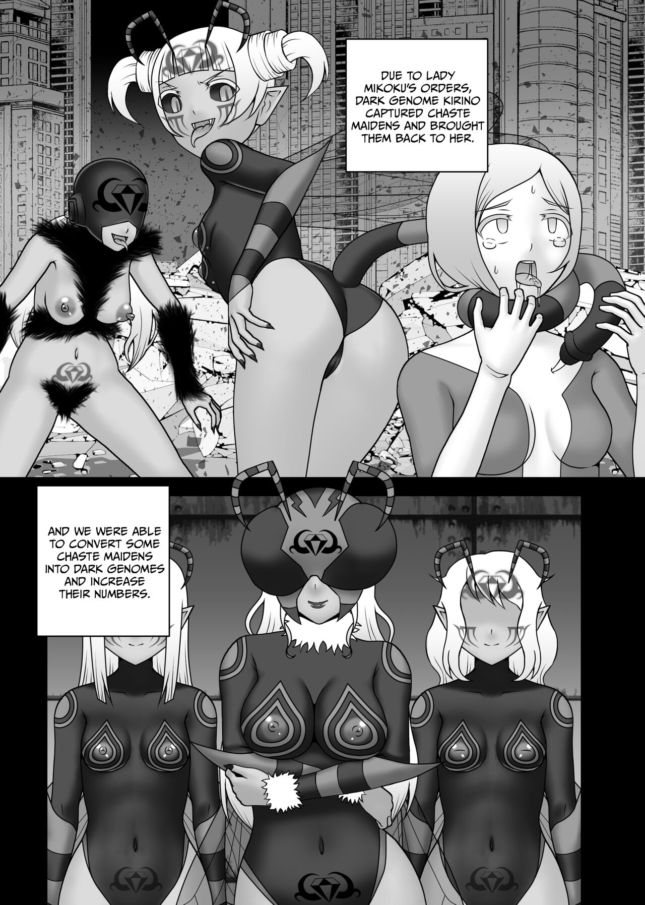 [STUDIO HP+ (IceLee)]Teisou Sentai Virginal Colors Saishuuwa | Chastity Sentai Chaste Colors Ch. 6[English] Page 45