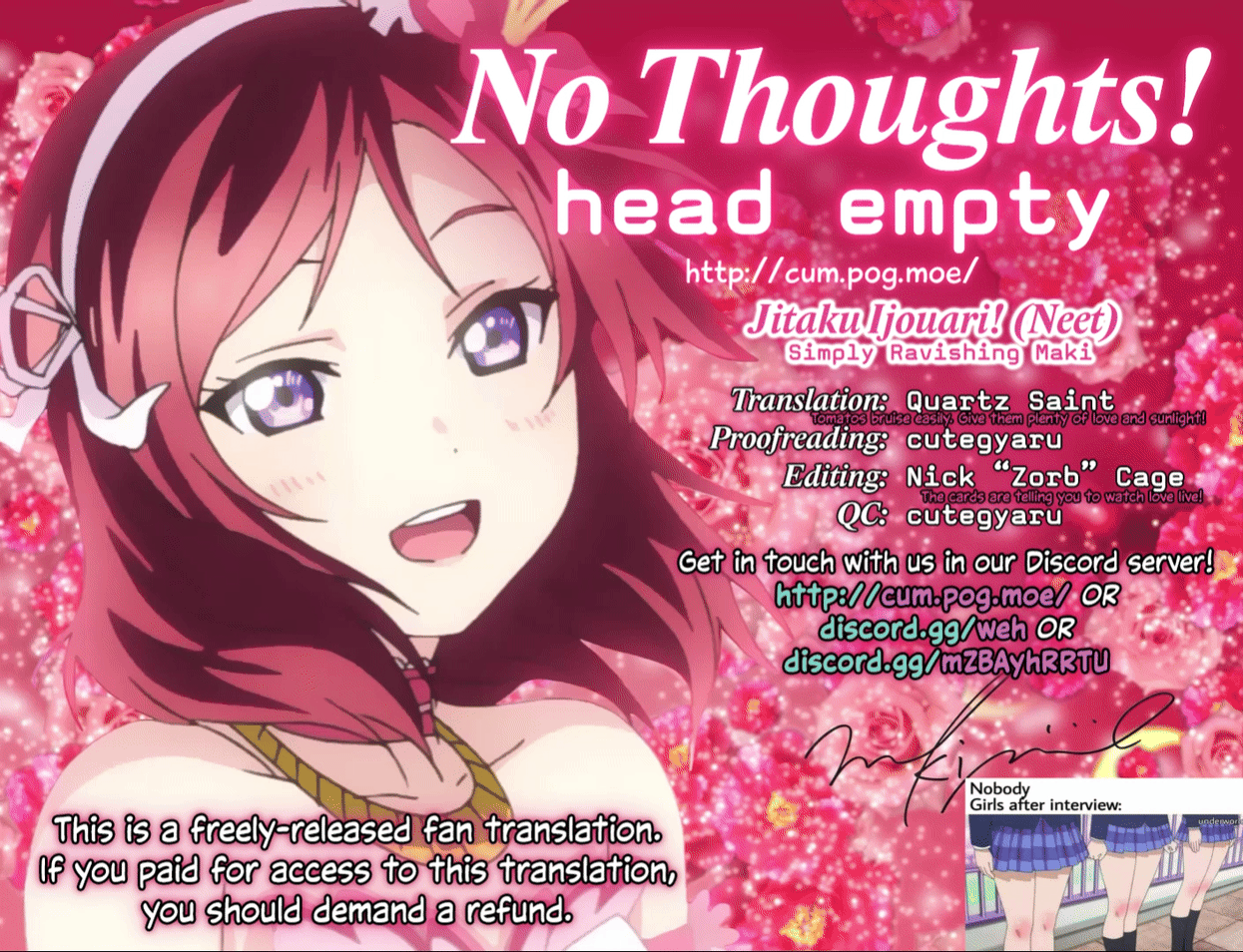 [Jitaku Ijouari! (Neet)]Maki-chan o Okasu dake no Hon | Simply Ravishing Maki-chan(Love Live!) [English] [head empty] [Digital] Page 29