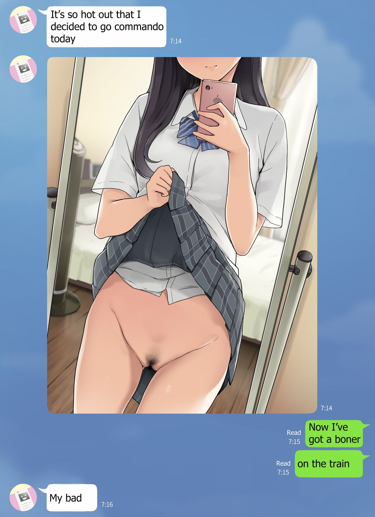 [Wakamatsu]Smapho Satsuei ni Hamatteru SeFri Joshi to Hamedori suru Ohanashi | Filming a Sextape with My Sexfriend Who's Really into Selfies[English] Page 2