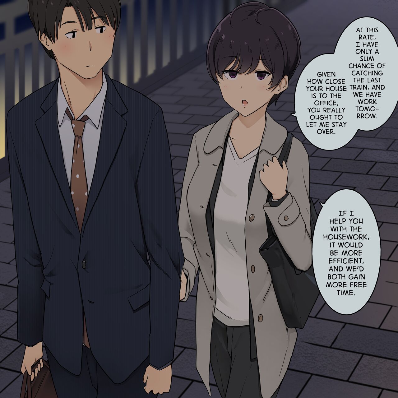 [Wakamatsu]Rikutsuppoi Kouhai-chan to Rikutsunuki de Majiwaru made no Hanashi | Having Sex with My Hyperrational Junior Until She Loses All Rationality[English] Page 2