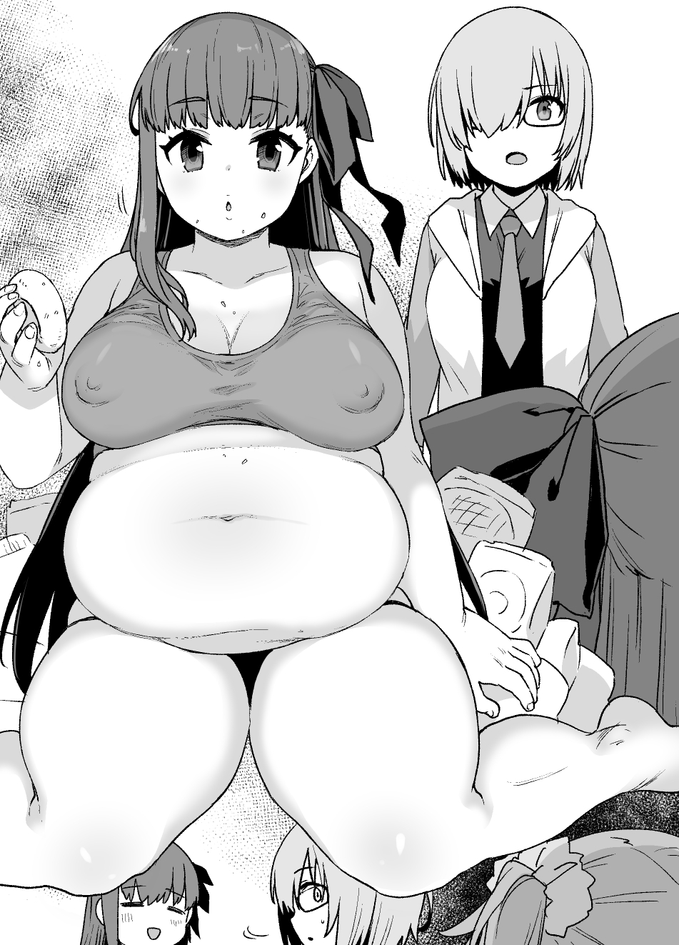 [Kusayarou]FGO Obese Gudako & BB(Fate/Grand Order) [Saint Quartz Scans] [English] Page 4